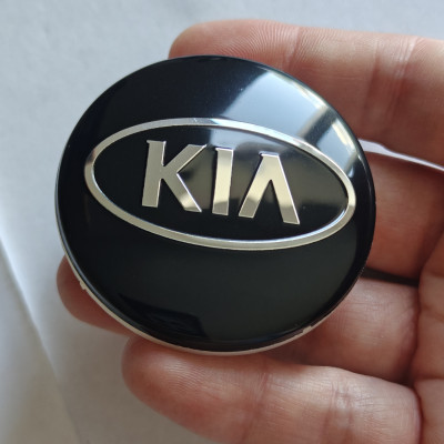 Ковпачки (заглушки) у диски KIA, чорний 58\50мм CS314K58